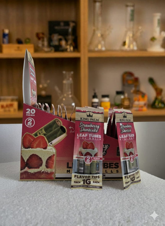 King Palm 2 Mini Rolls Strawberry Shortcake